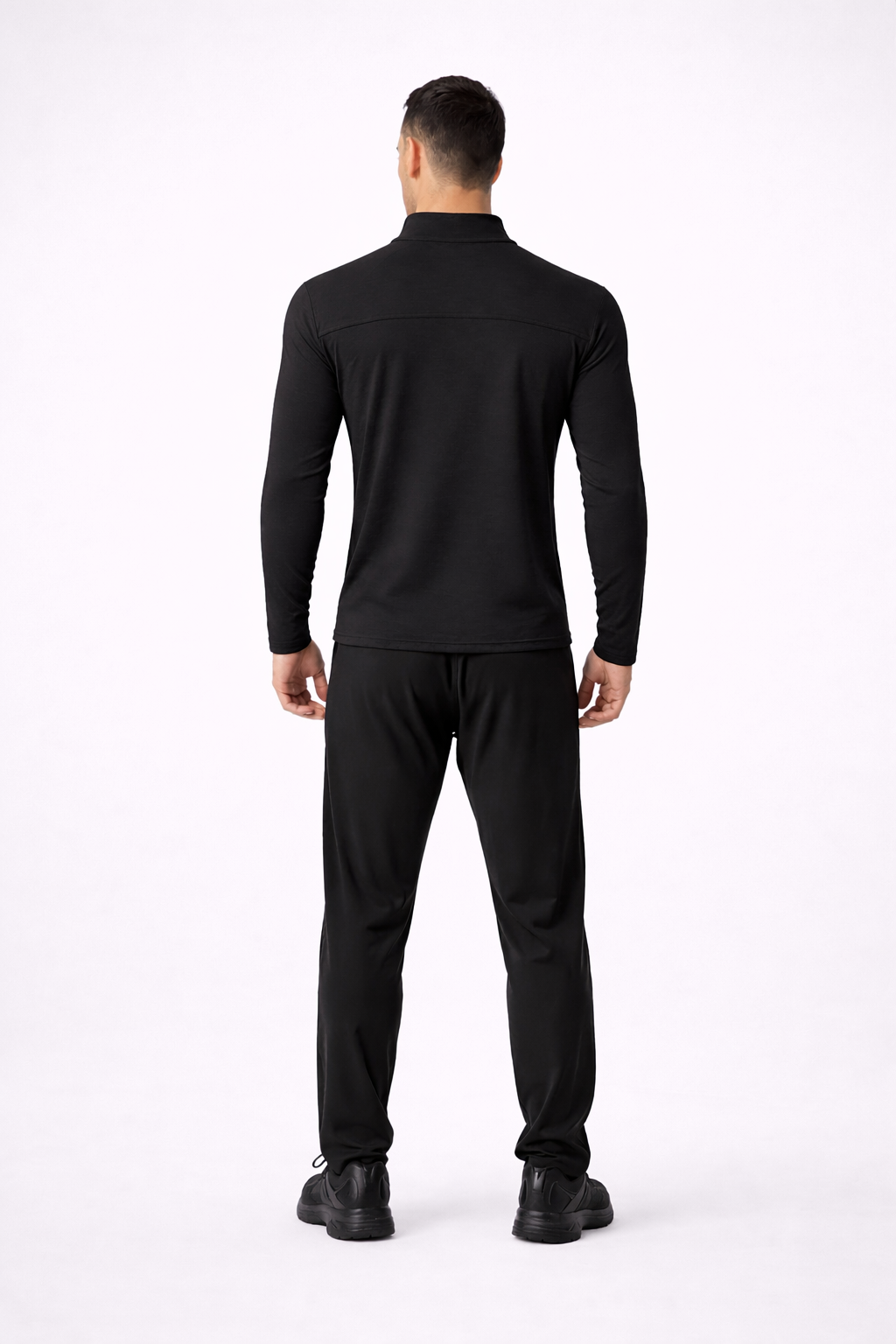 UAPA Flex Quarter-Zip in black — men's activewear quarter-zip
