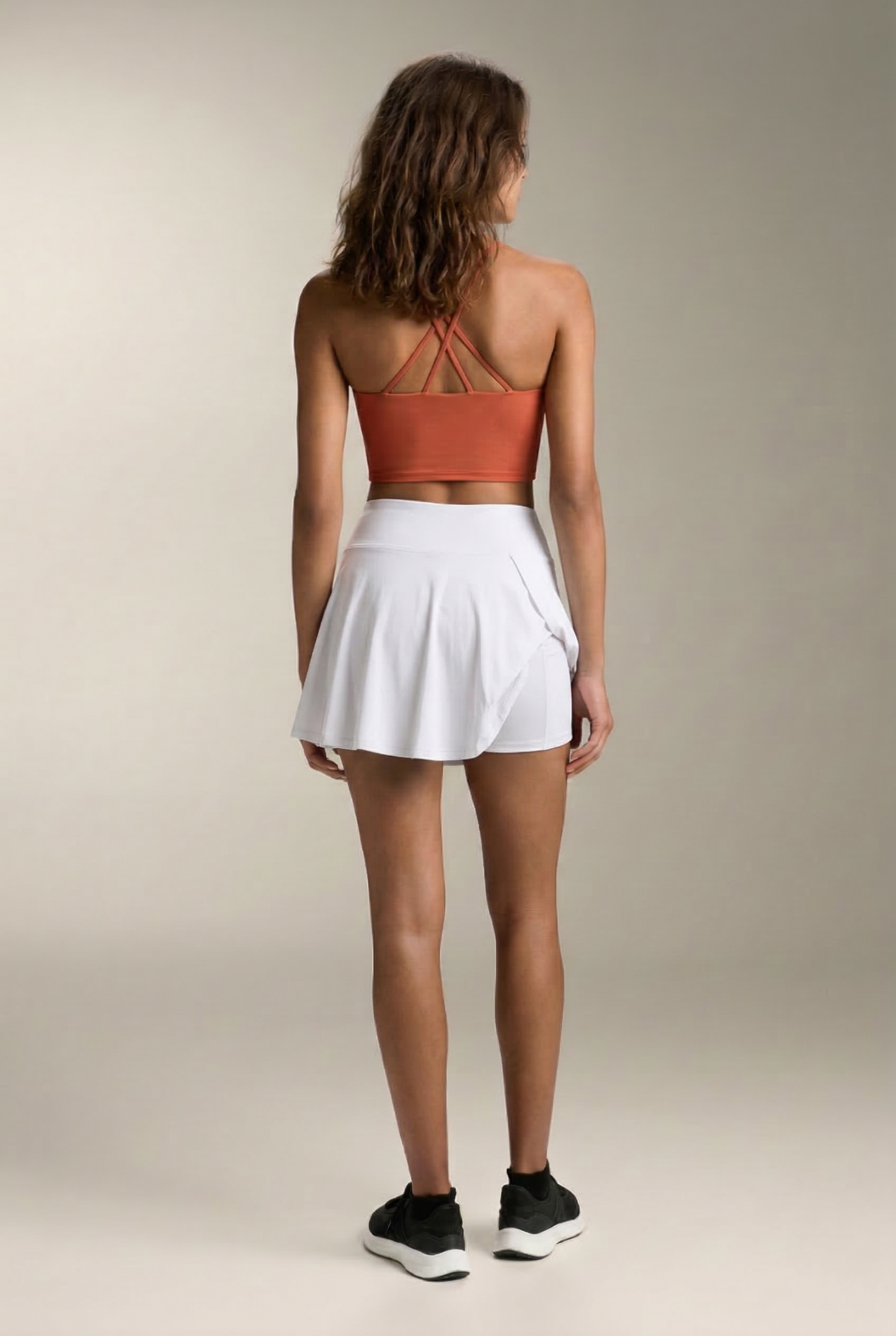 UAPA Studio Skirt in white — women's activewear skirt
