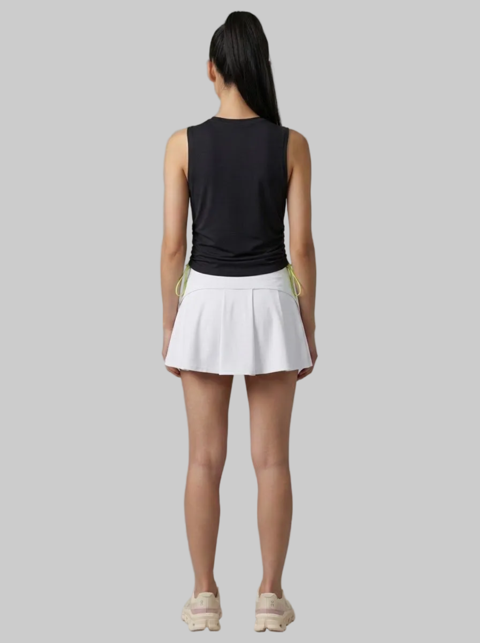 UAPA Flow Top in black — women's activewear top