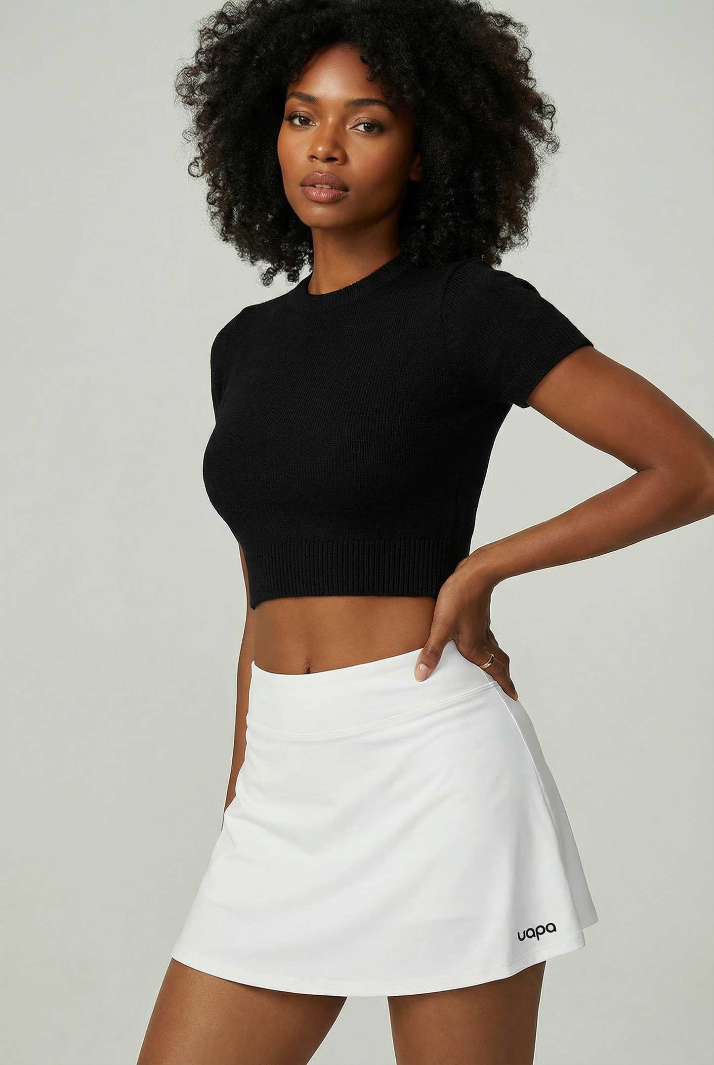 UAPA Core Skirt in white — women's activewear skirt