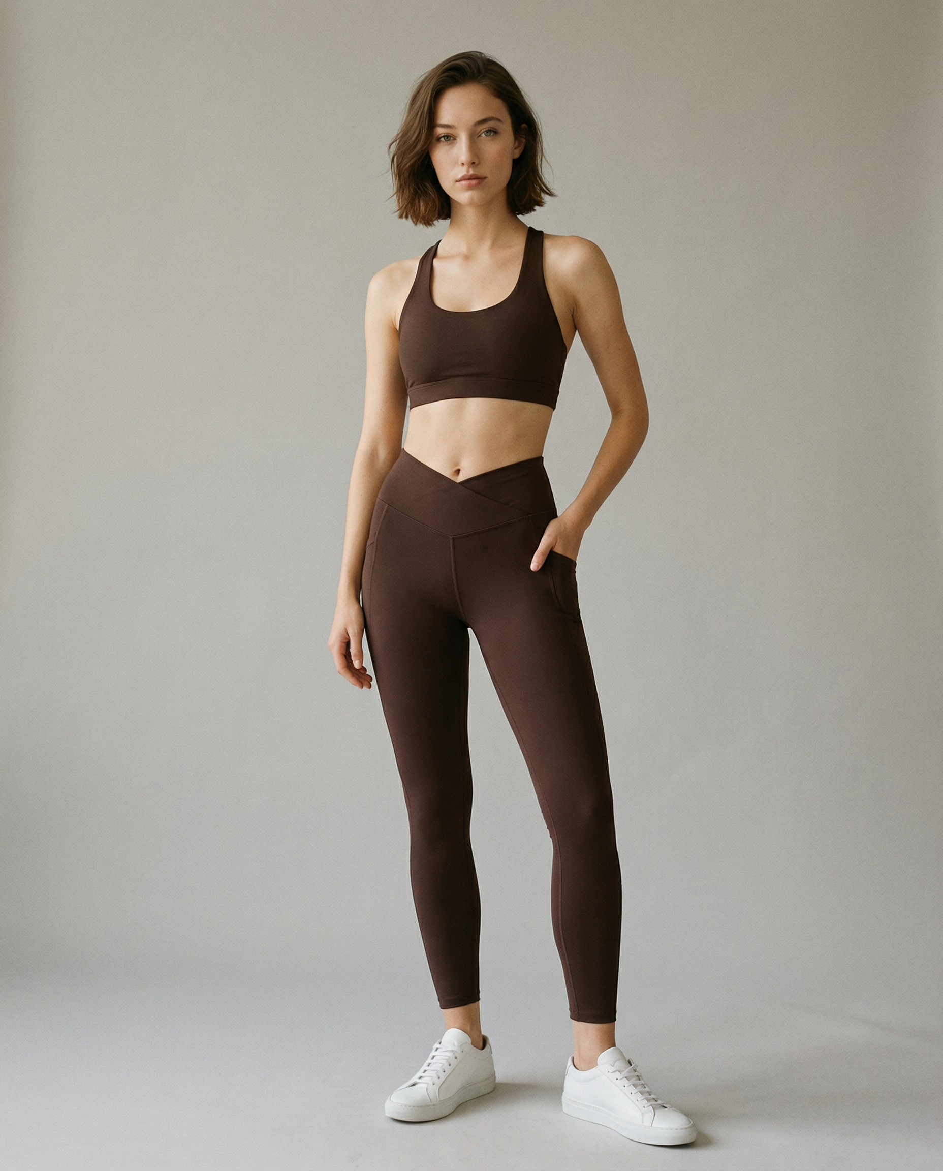 UAPA Core Leggings in brown — women's activewear leggings