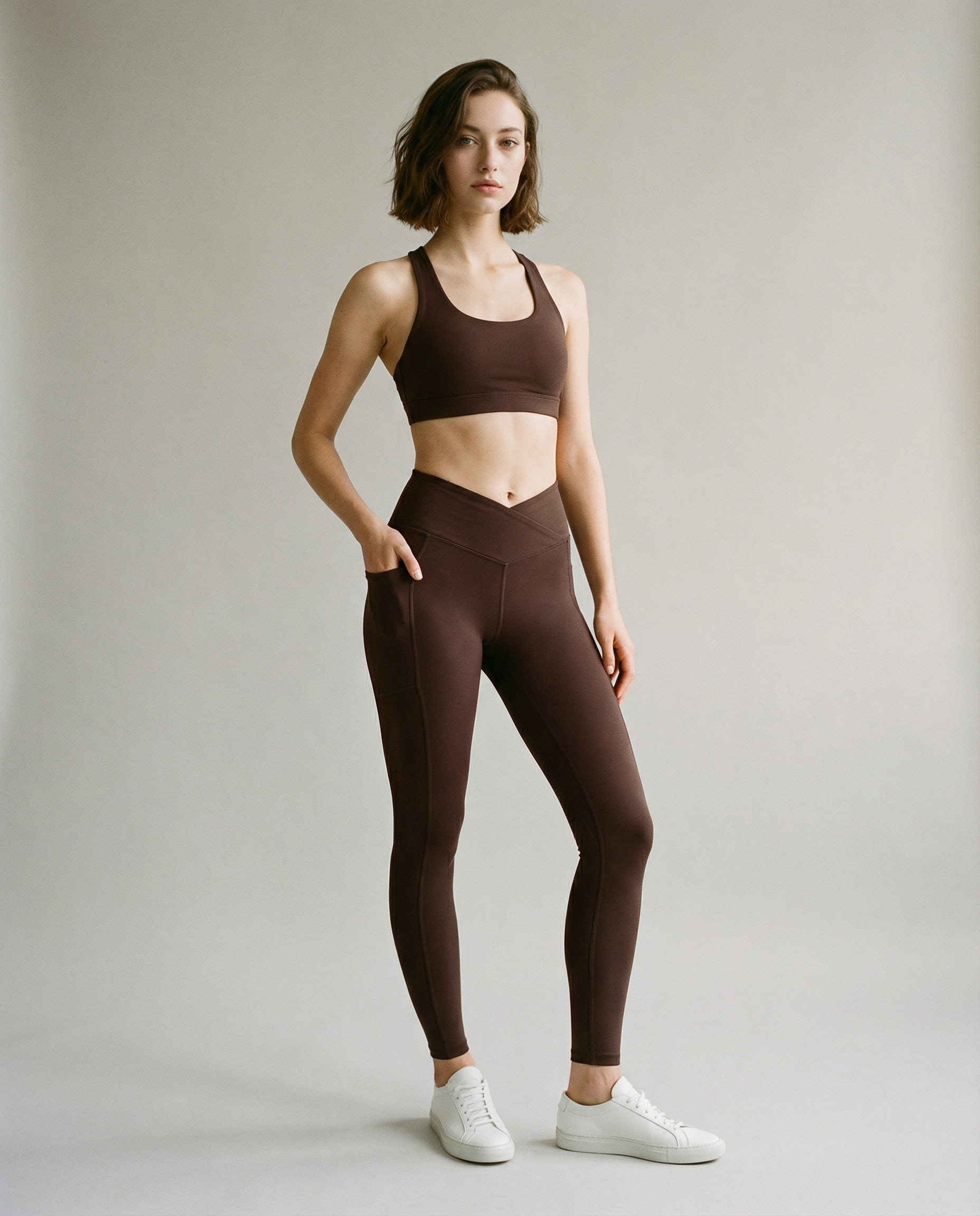 UAPA Core Leggings in brown — women's activewear leggings