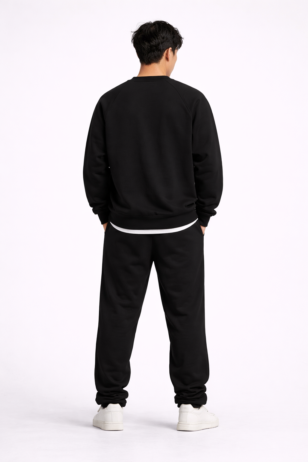 UAPA Performance Crewneck in black — men's activewear crewneck