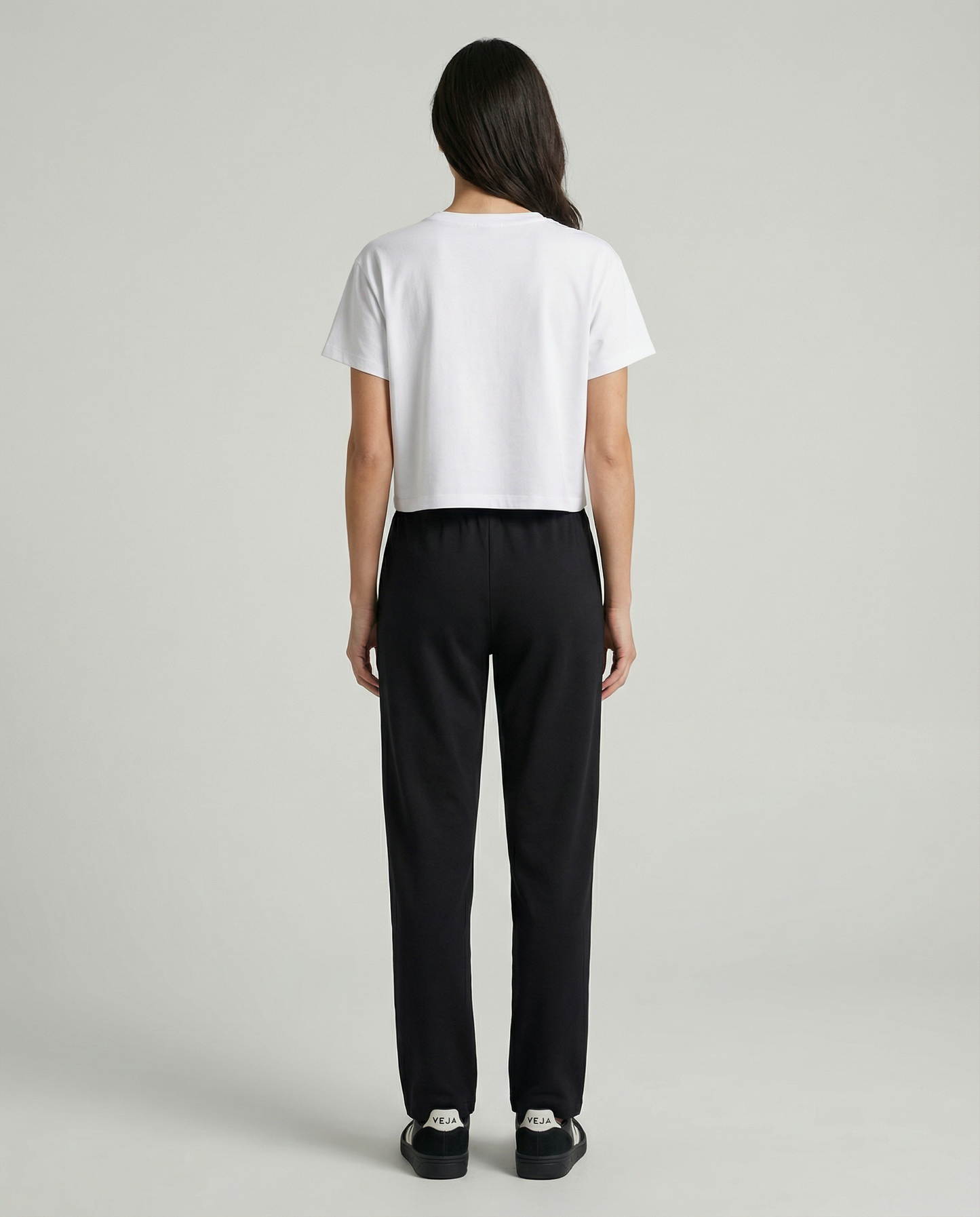 UAPA Relaxed Crop in white — women's activewear crop top