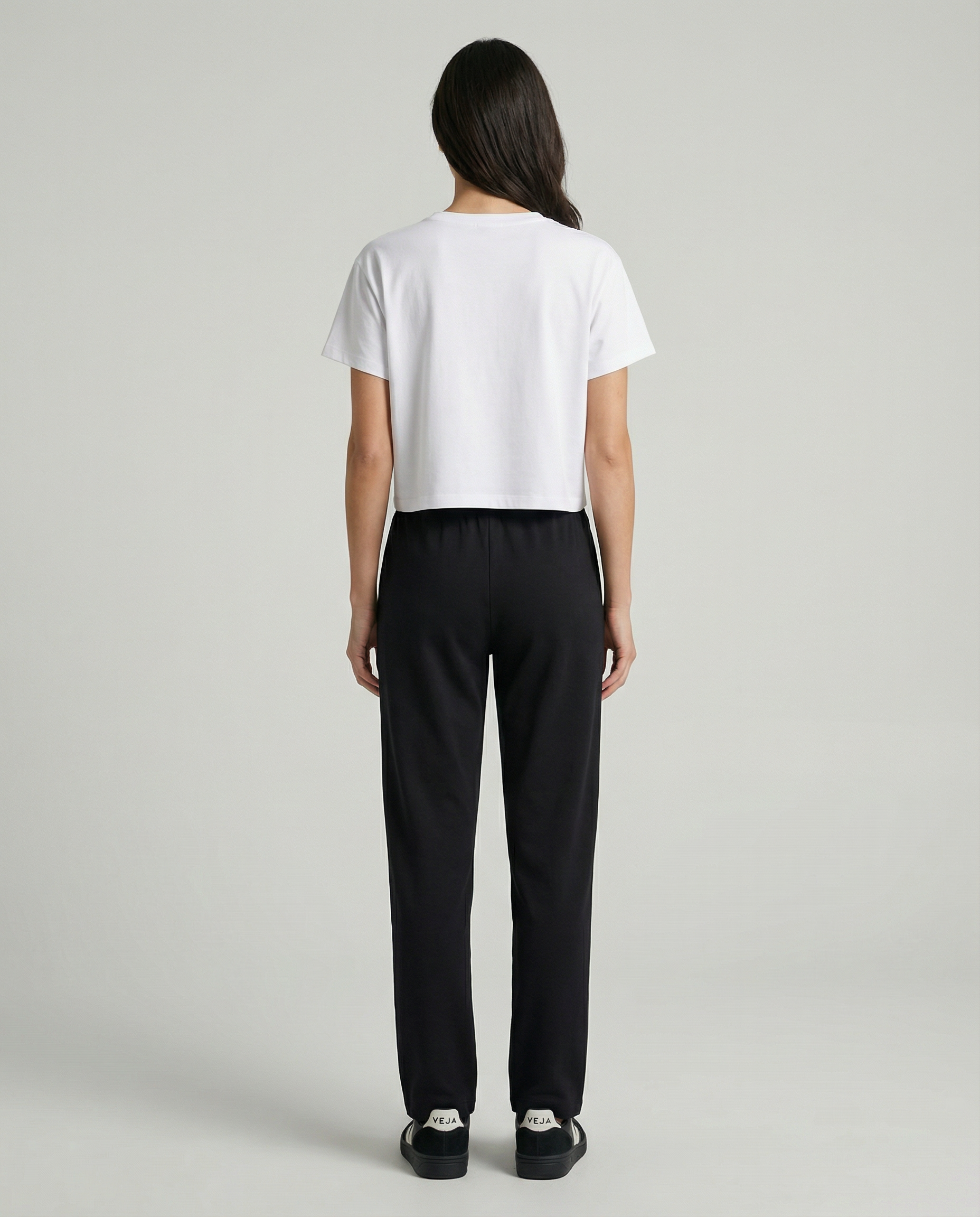 UAPA Relaxed Crop in white — women's activewear crop top