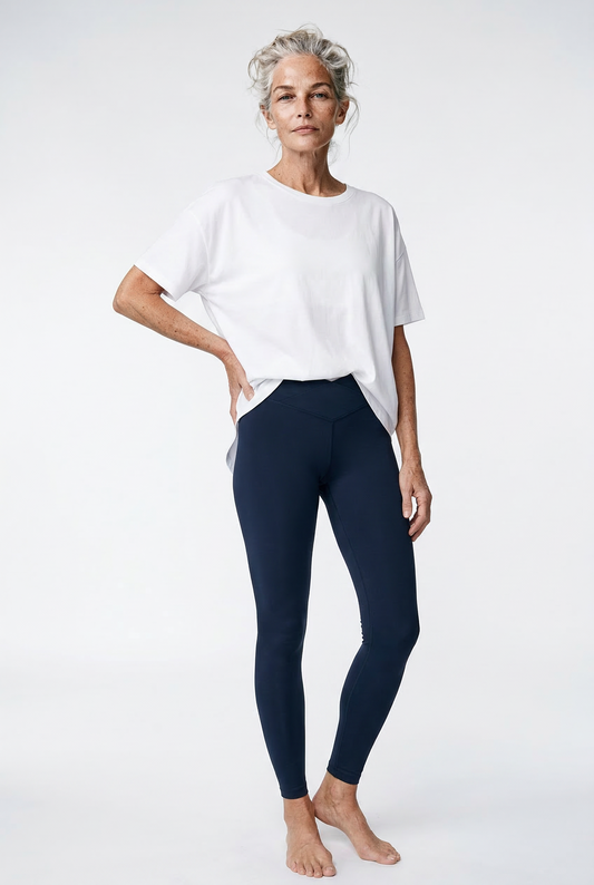 UAPA Oversize Top in white — women's activewear top