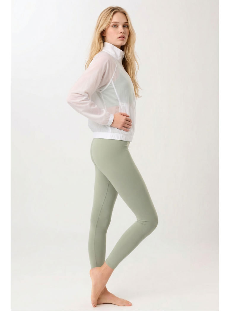 UAPA Studio Jacket in white — women's activewear jacket