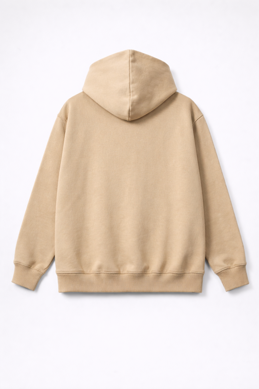 UAPA Flex Hoodie in khaki — men's activewear hoodie, back view