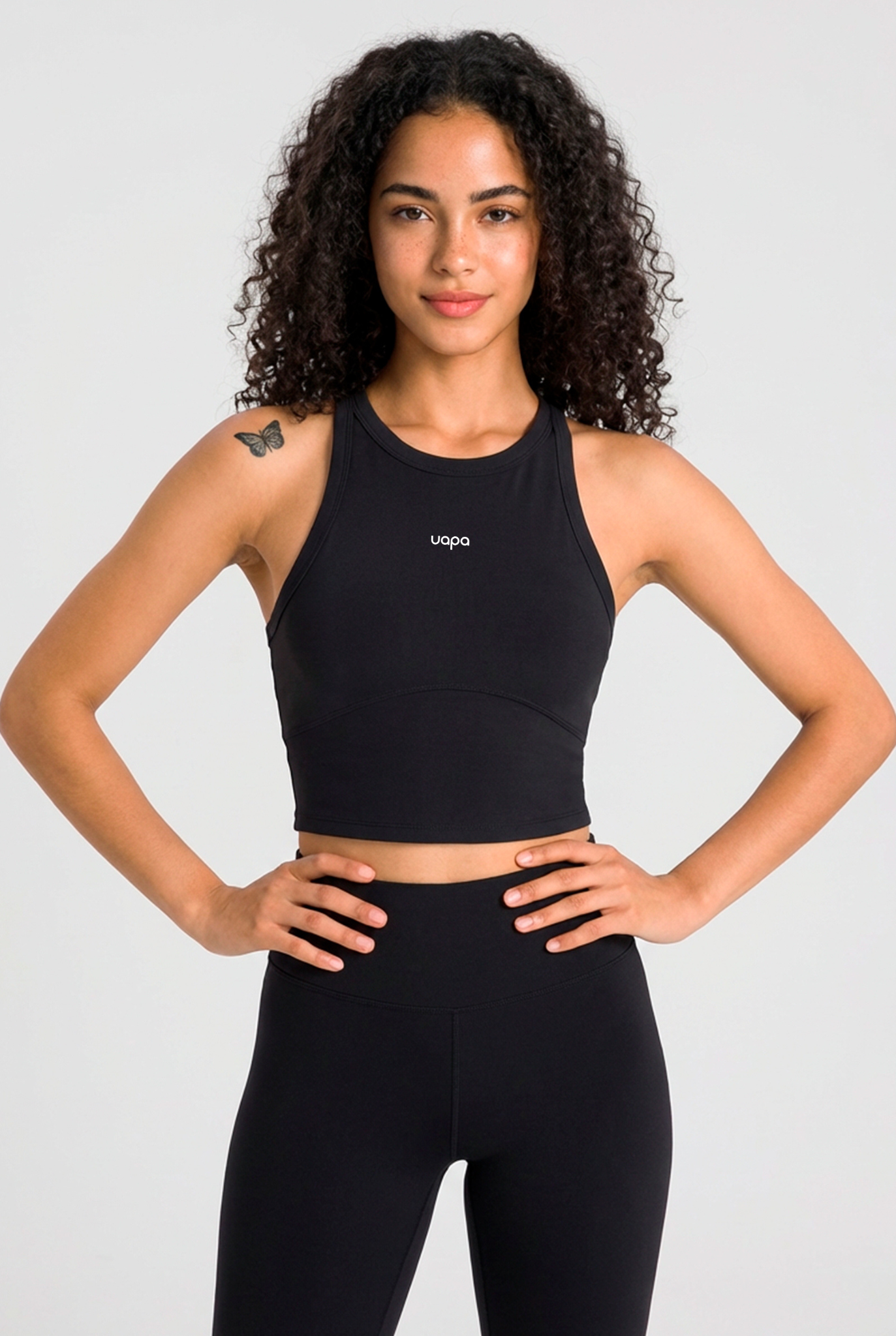 UAPA Crop Tank — women's activewear tank top