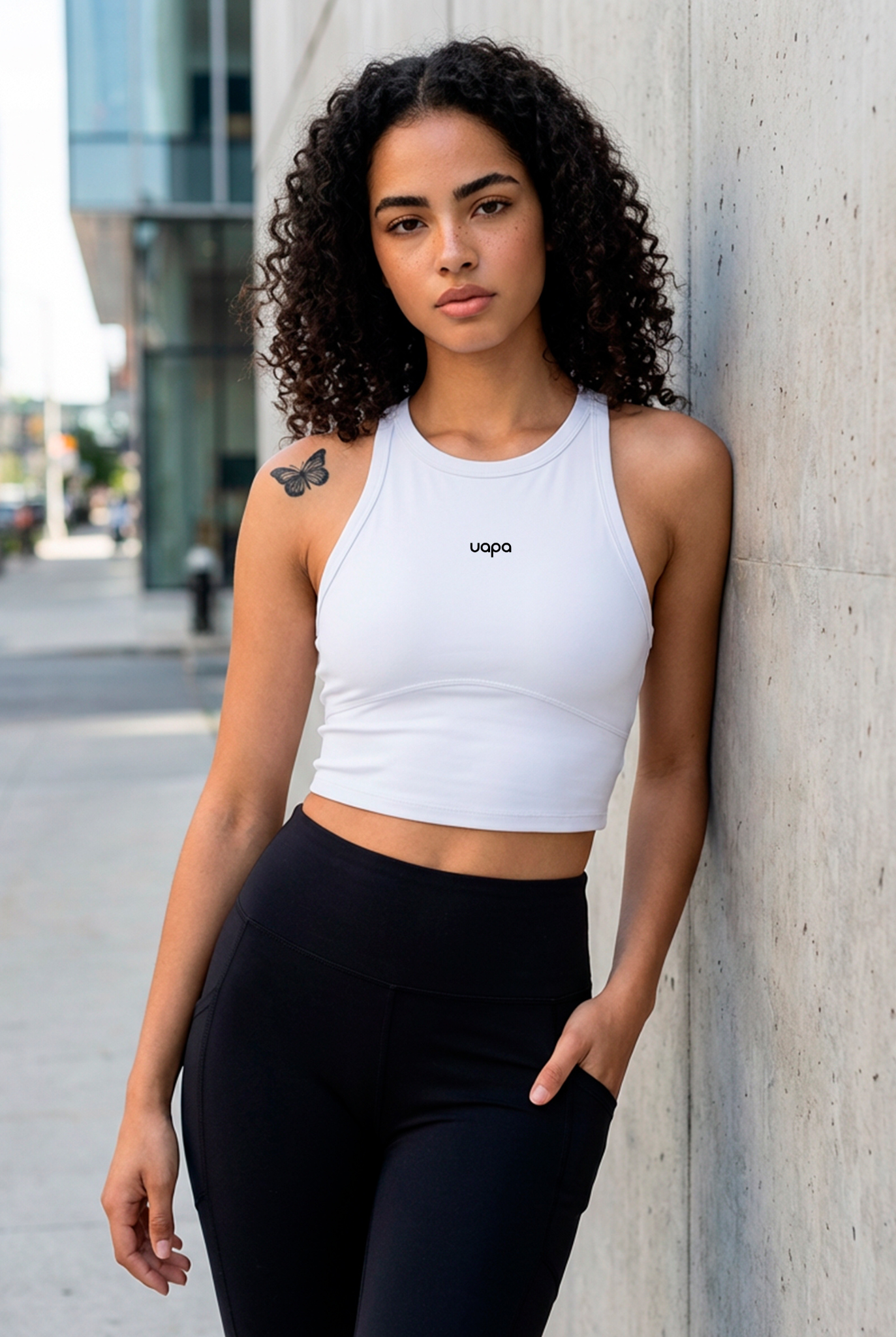 UAPA Crop Tank — women's activewear tank top