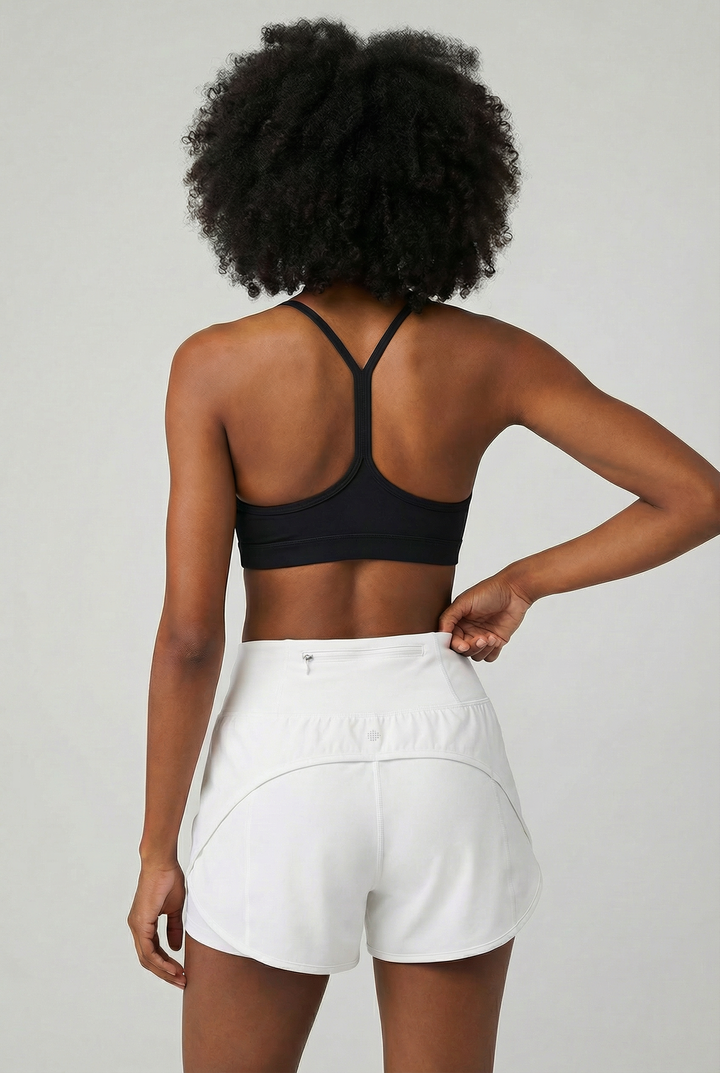 UAPA Core Shorts in white — women's activewear shorts