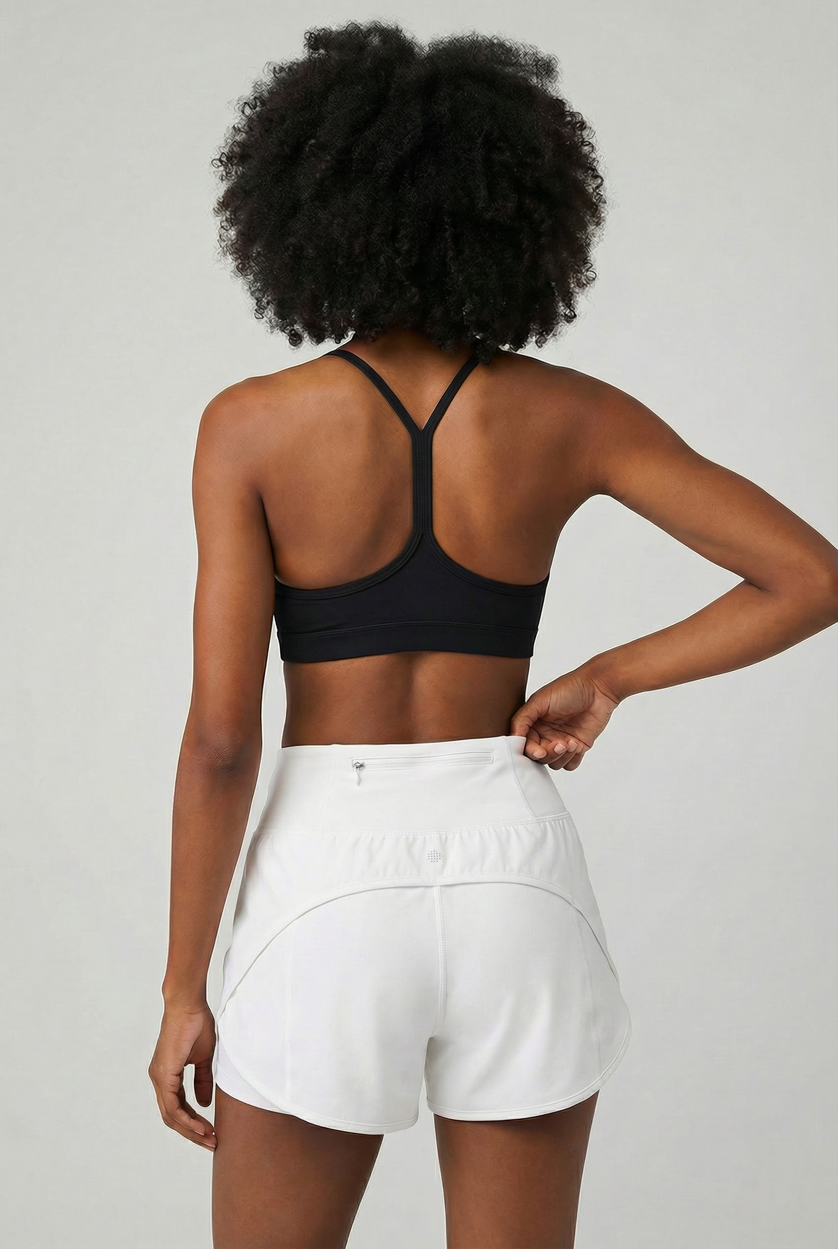 UAPA Core Shorts in white — women's activewear shorts