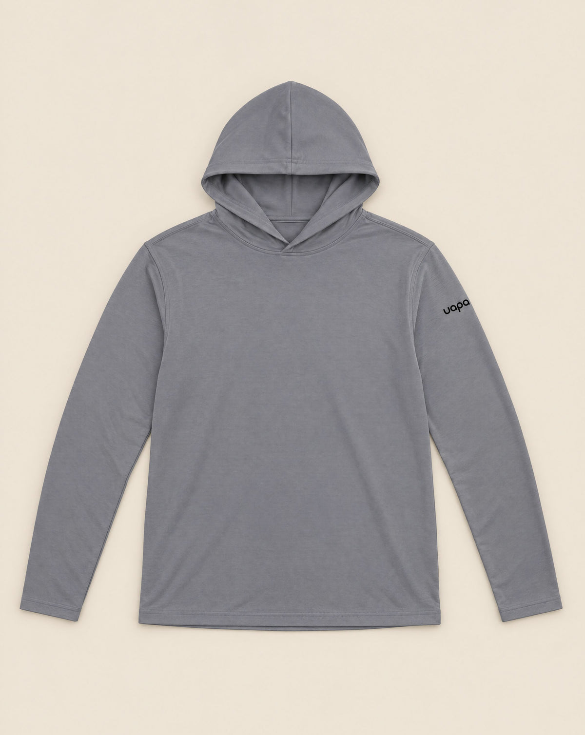 UAPA Soft Hoodie Light Grey - flat