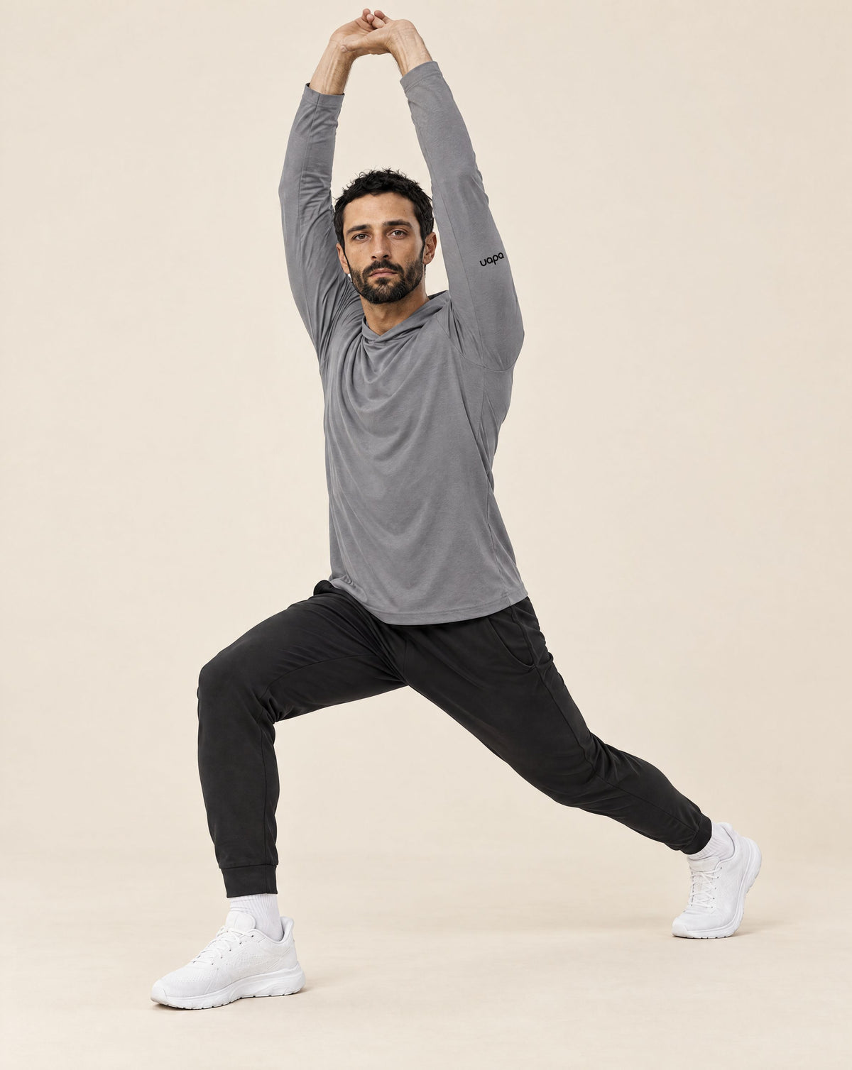UAPA Soft Hoodie Light Grey - movement