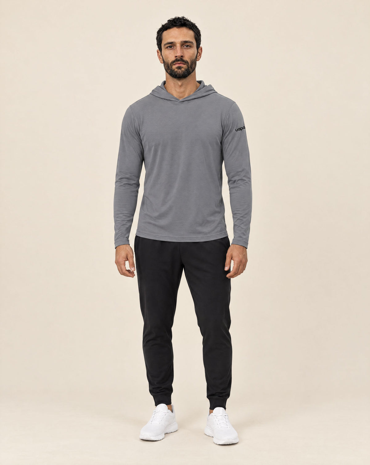 UAPA Soft Hoodie Light Grey - front