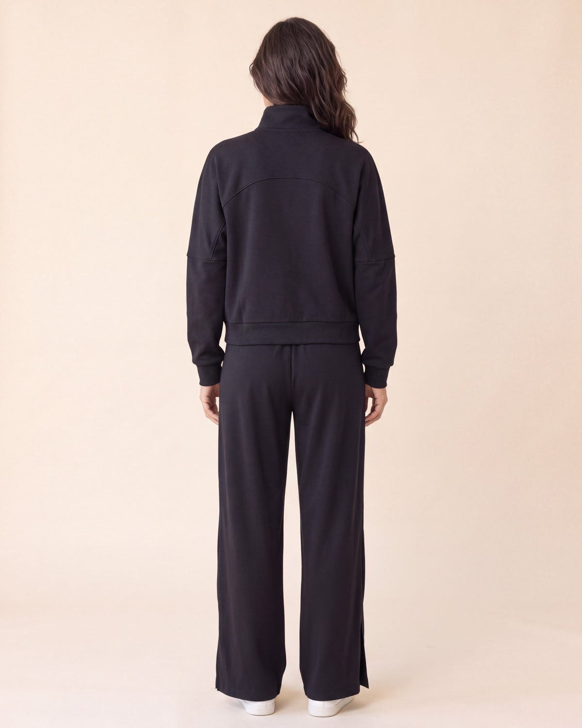 UAPA Tempo Pant in Black — women's activewear wide-leg pant, back